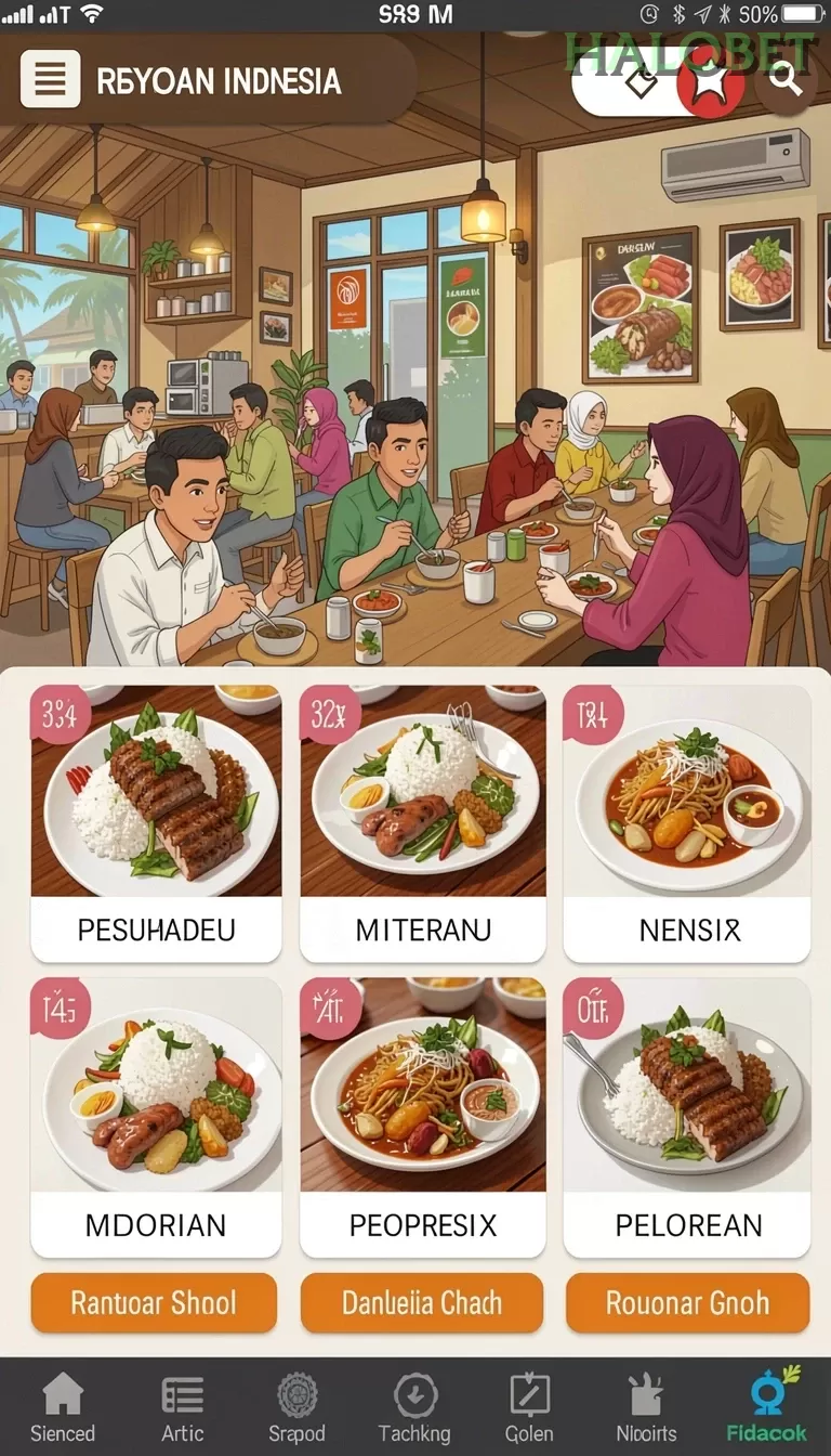 Galeri pratinjau visual halobet build APK resmi terbaru
